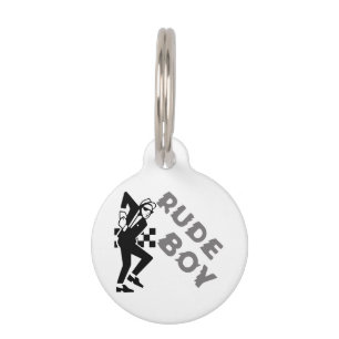 Placa Para Mascotas Niño grosero