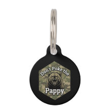 No Pinches al Papi Oso Grizzly Divertido y Áspero