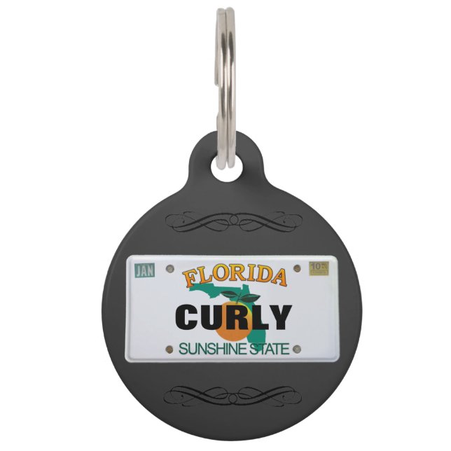 Placa Para Mascotas (No sólo) para los mascotas de la Florida; -) (Anverso)