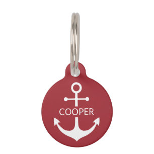 Placa Para Mascotas Nombre de contacto personalizado de anclaje naumát