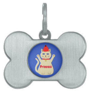 Placa Para Mascotas Nombre de Mascota de Personalizado de gatos de Nav