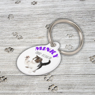Placa Para Mascotas Nombre de Mascota personalizado con imagen |
