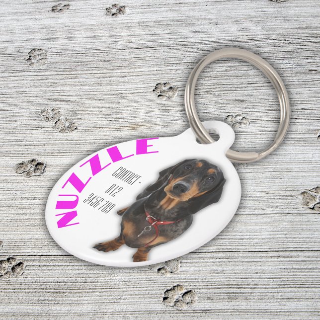 Placa Para Mascotas Nombre de Mascota personalizado con imagen | (Subido por el creador)