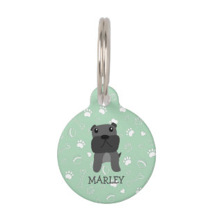Placa Para Mascotas Nombre de Personalizable de perro de Bulldog franc
