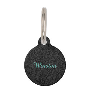 Placa Para Mascotas Nombre del Mascota del personalizado Guión Verde a