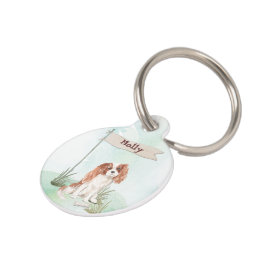 Placa Para Mascotas Nombre personalizado Cavalier King Charles Spaniel