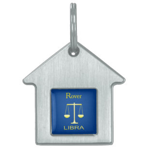 Placa Para Mascotas Nombre personalizado de la señal de estrella de la