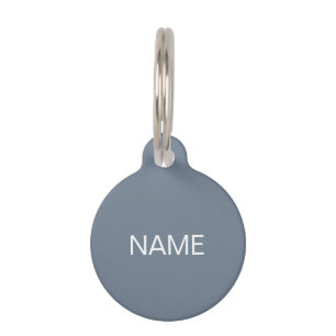 Placa Para Mascotas Nombre personalizado de pizarra simple contacto co