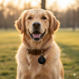Placa Para Mascotas Nombre Personalizado Huella de Pata Dulce