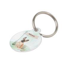 Nombre personalizado Perro Mascota de Bulldog fran