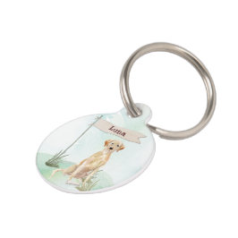 Placa Para Mascotas Nombre personalizado perro Mascota de laboratorio