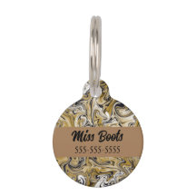Nombre personalizado Swirl Marble Wild Swirl
