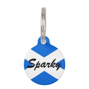 Placa Para Mascotas Nombre y detalles personalizados Ptt de la bandera