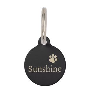 Placa Para Mascotas Nombre y dirección personalizados para mascotas (a