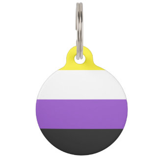 Placa Para Mascotas nonbinary