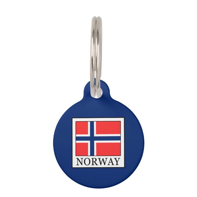 Placa Para Mascotas Noruega (Anverso)