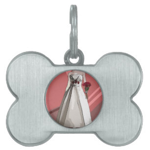 Placa Para Mascotas Novia