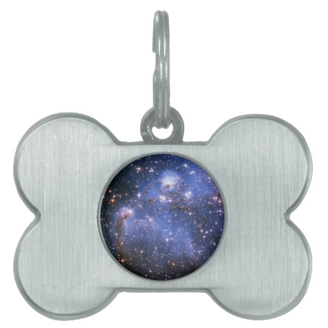 Placa Para Mascotas Nube de Magallanes Pequeña (Frente)