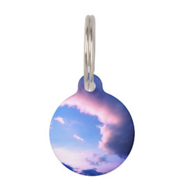 Placa Para Mascotas Nube rosa