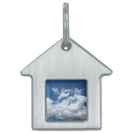 Placa Para Mascotas Nubes suaves