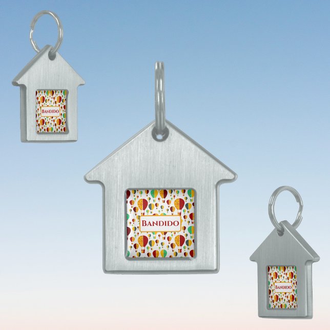 Placa Para Mascotas Nuevo México Zia Globos de aire caliente (Subido por el creador)