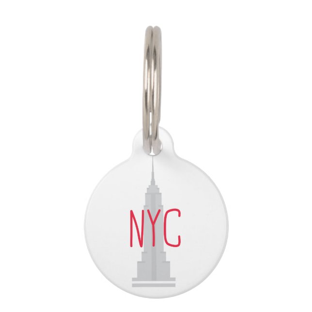 PLACA PARA MASCOTAS NYC (Anverso)