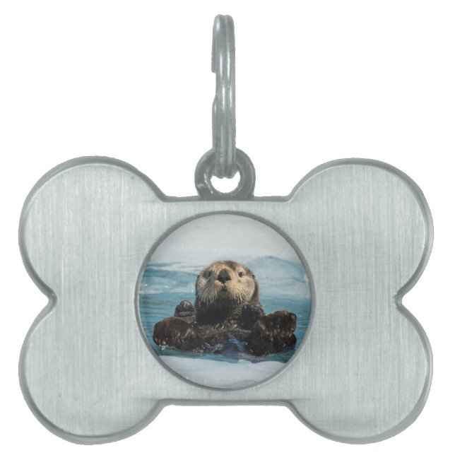 Placa Para Mascotas Obús flotante (Frente)