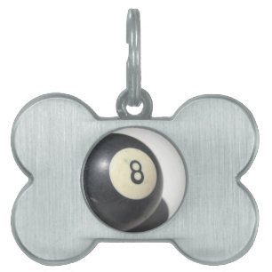 Placa Para Mascotas Ocho bolas