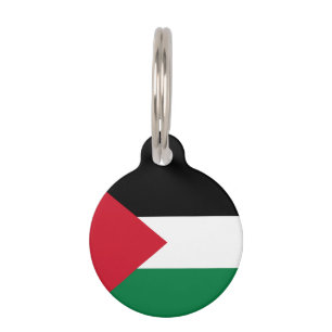 Placa Para Mascotas oficialmente bandera del Estado de Palestina