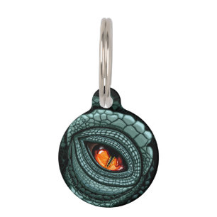 Placa Para Mascotas Ojo de depredador reptil primitivo