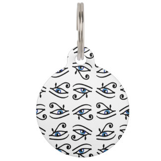 Placa Para Mascotas Ojo egipcio de Horus o wadjet