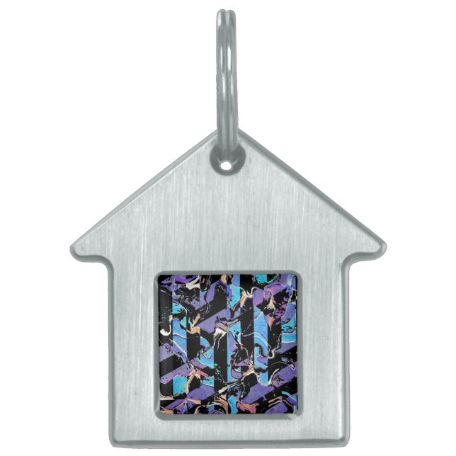 Placa Para Mascotas Ojo sore  (Frente)
