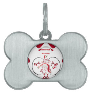 Placa Para Mascotas ¡Oki Dokie Santa!