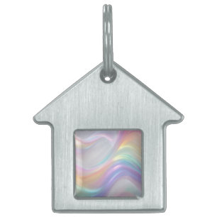 Placa Para Mascotas Olas de Luz