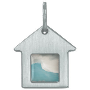 Placa Para Mascotas ondas de todos los modos