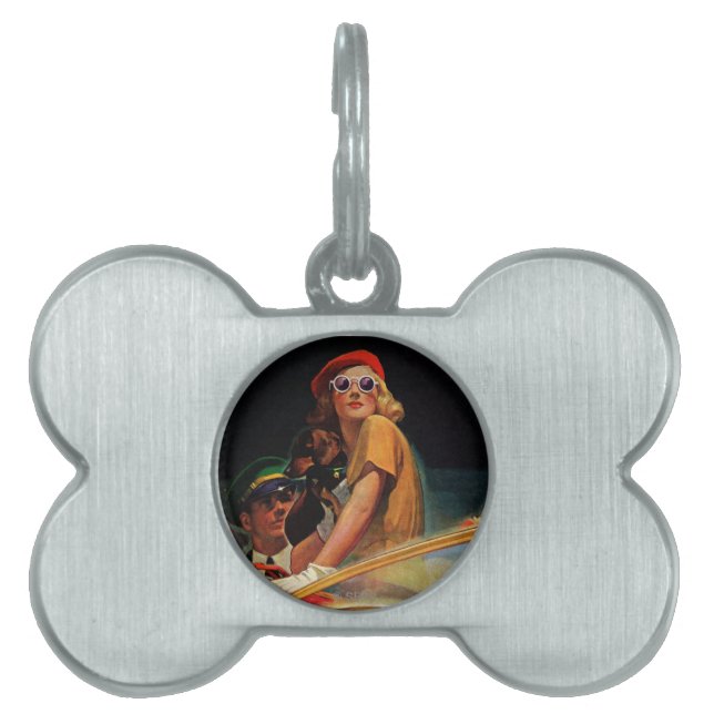 Placa Para Mascotas Oportunidad de la foto (Frente)