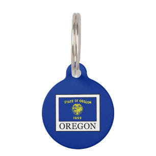 Placa Para Mascotas Oregón