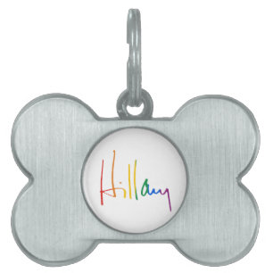 Placa Para Mascotas ORGULLO DE HILLARY CLINTON:.png