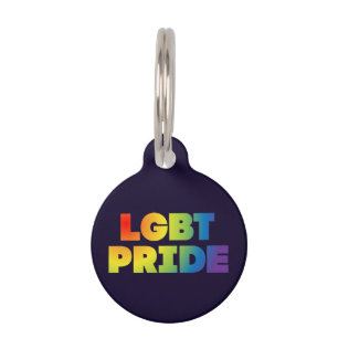 PLACA PARA MASCOTAS ORGULLO LGBT