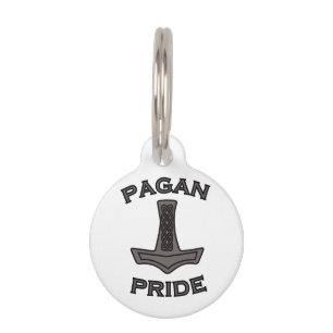 Placa Para Mascotas Orgullo pagano