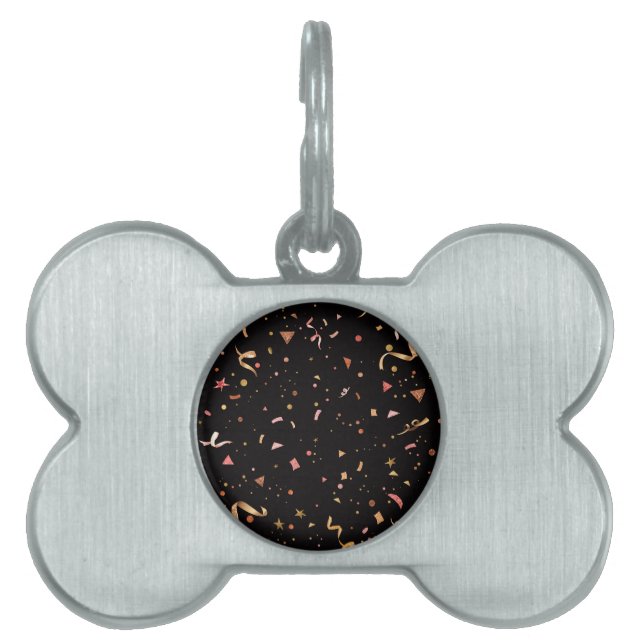 Placa Para Mascotas Ornamentos de celebración 2 (Frente)