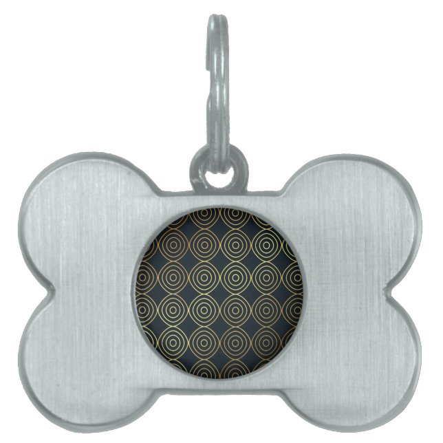 Placa Para Mascotas Ornamentos de lujo 38 (Frente)