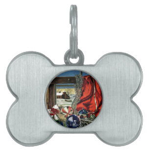 Placa Para Mascotas Ornamentos del navidad