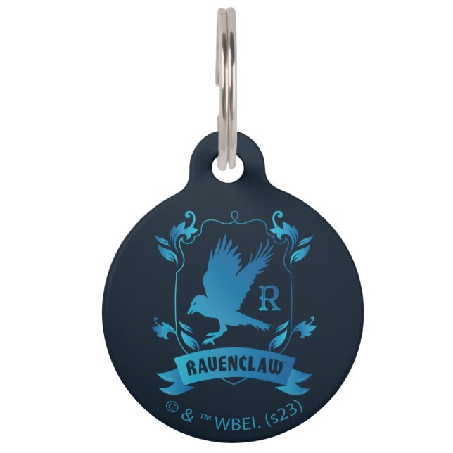 Placa Para Mascotas Ornate RAVENCLAW™ House Escudo (Anverso)