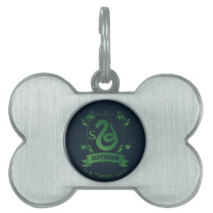 Placa Para Mascotas Ornate SLYTHERIN™ House Escudo