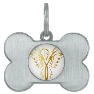 Placa Para Mascotas oro de Phoenix
