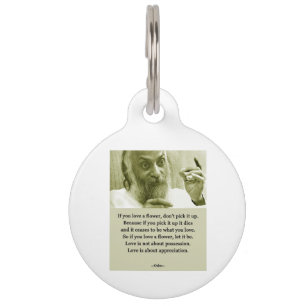 Placa Para Mascotas Osho