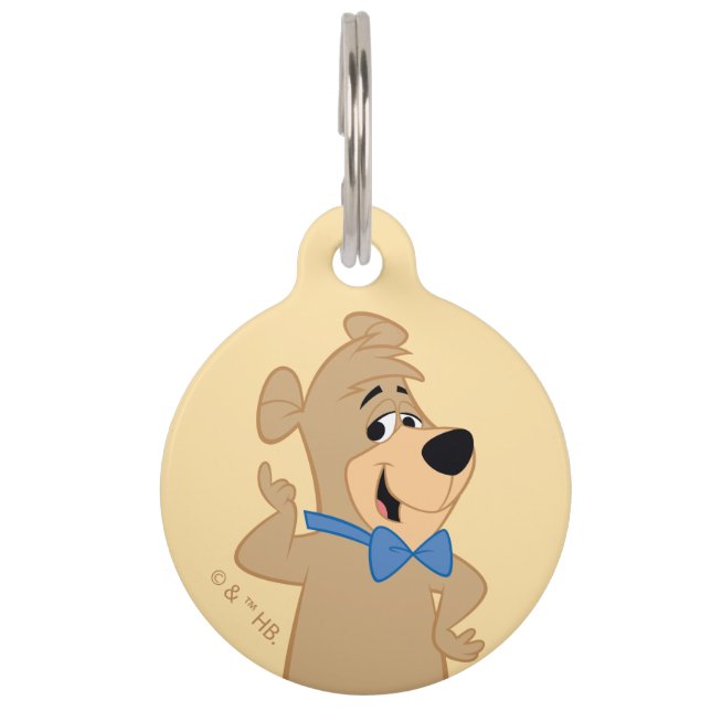 Placa Para Mascotas Oso Precocioso de Boo-Boo (Anverso)