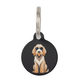 Placa Para Mascotas Otterhound genial con gafas de sol