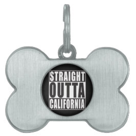 Placa Para Mascotas Outta recto California